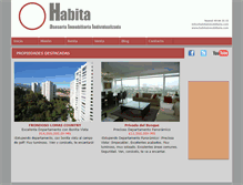 Tablet Screenshot of habitainmobiliaria.com